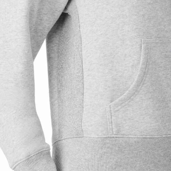 Member's Mark Women's Long Sleeve Relaxed Fit Fleece Hoodie - Light Grey Heather - Picture 5 of 7